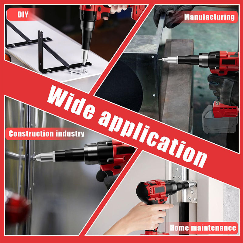 Sakerplus Brushless Rivet Gun Tool for Rivets