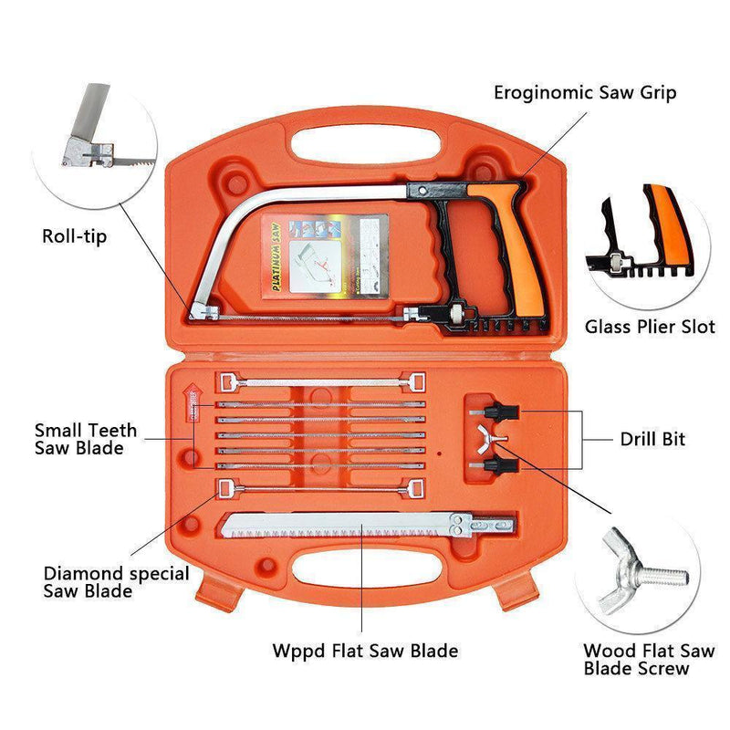 Domom 12pcs Powerful 14-in-1 Handsaw Set