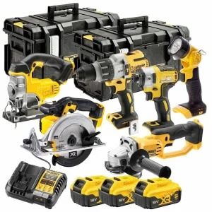 DCK694P3 18V XR Cordless 6pc Kit with 3x 5.0Ah Batteries